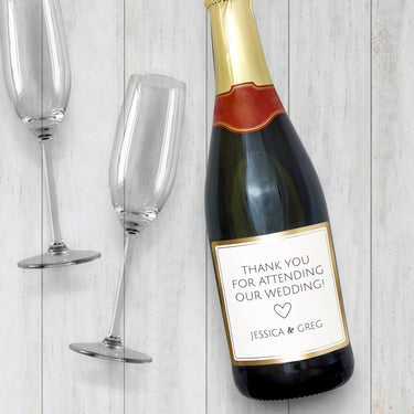 Avery Matte White Labels with Metallic Gold Borders, 3